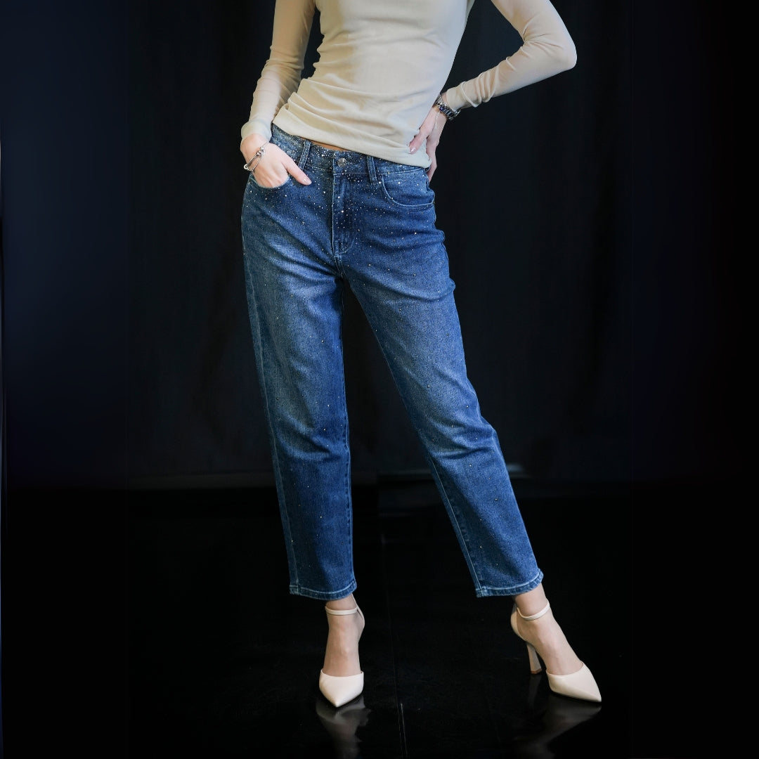 Jeans Building Strass