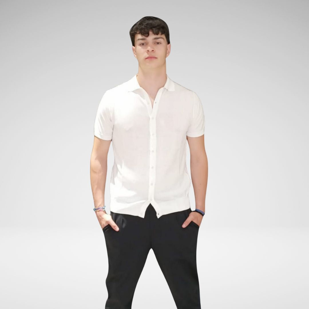 MEM512 - Polo Camicia Manica Corta