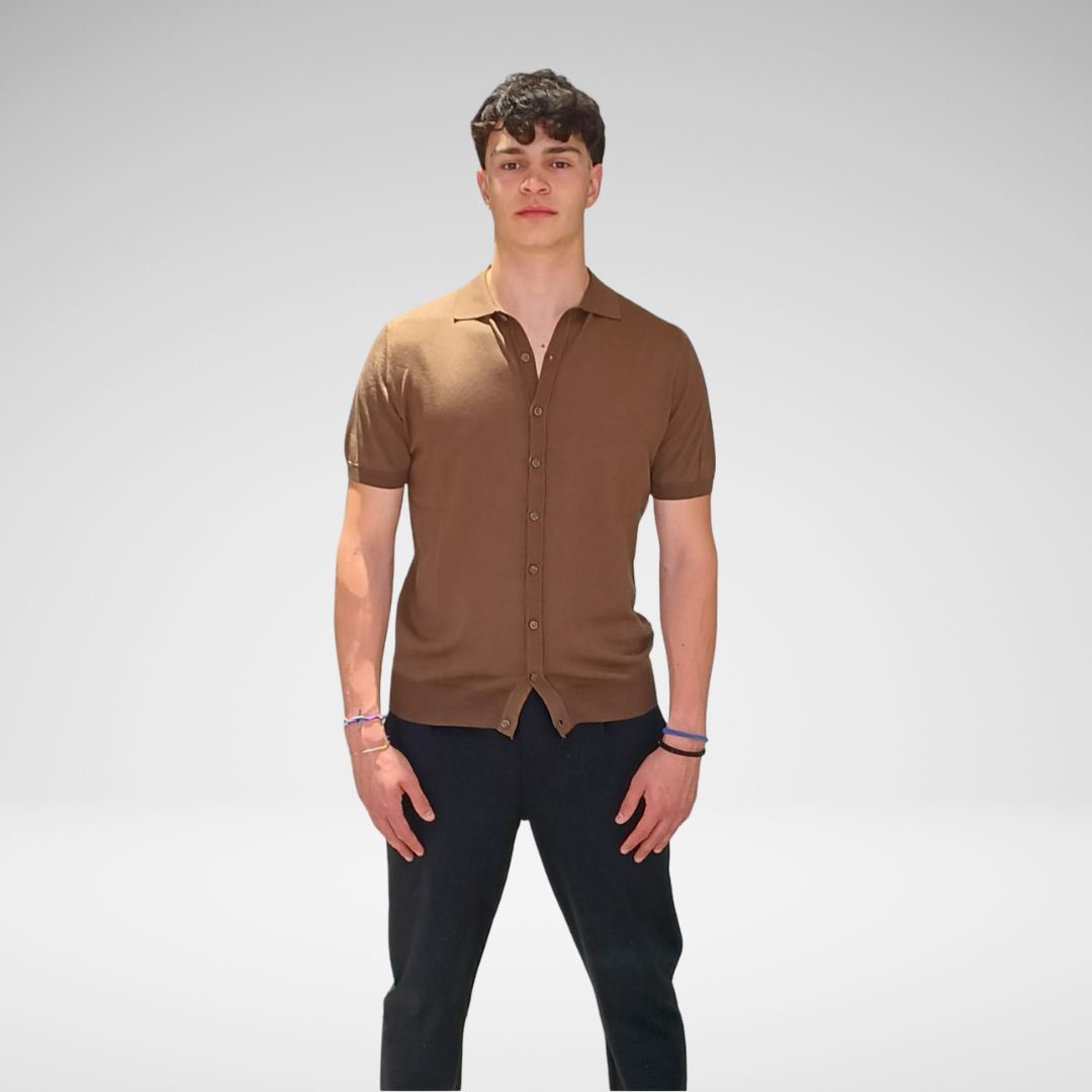 MEM512 - Polo Camicia Manica Corta