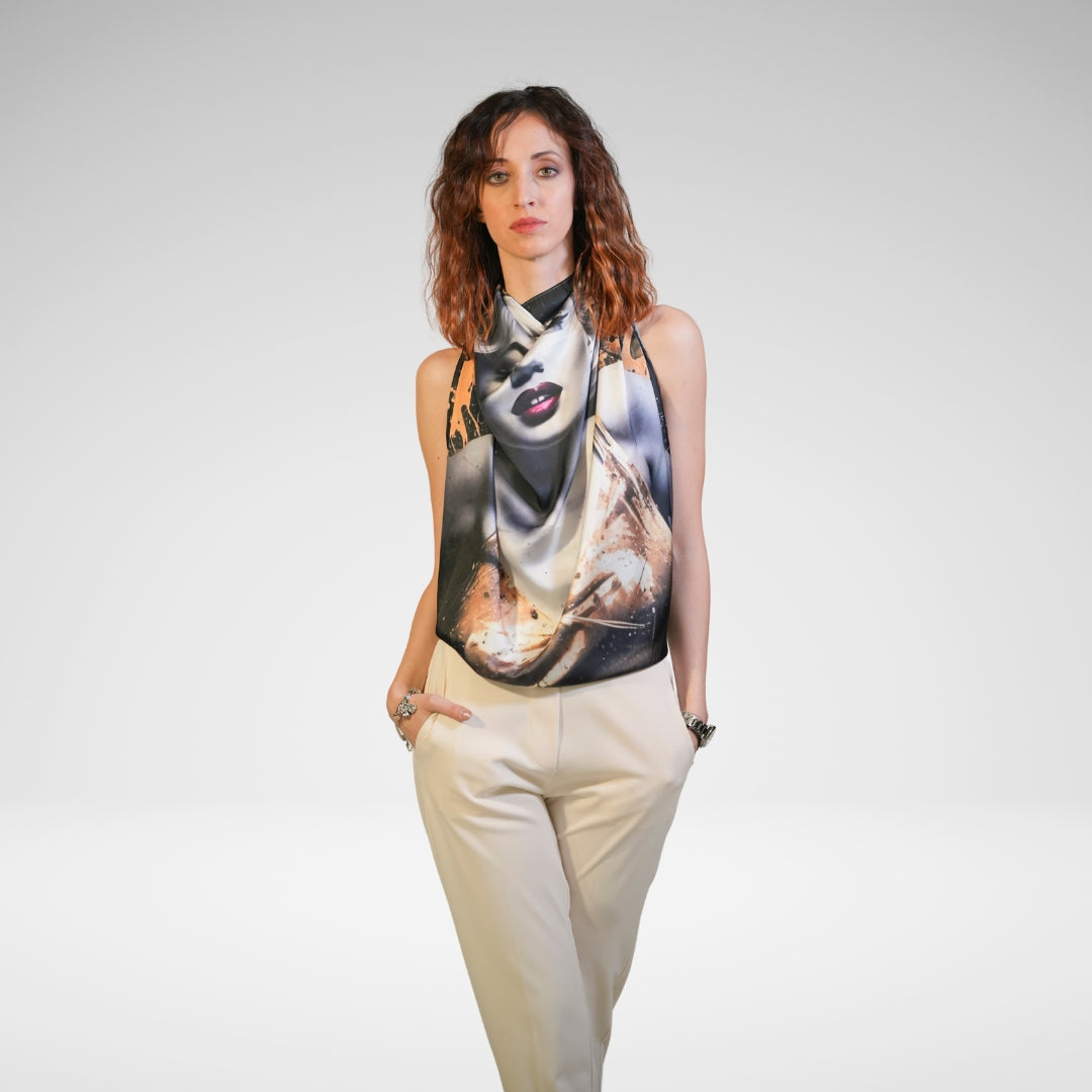 Pantalone Illary con Risvolto